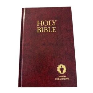 Holy Bible Placed By The Gideons English Standard Version Burgundy Hard Cover